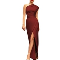 Сладки къси рокли личностни рокля от солиден цвят прост и изискан дизайн, подходящ за всички случаи