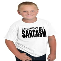 Тениски за сарказъм смешно отношение на екипажа