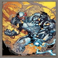 Комикси - Киборг - Плакат за бойна стена, 14.725 22.375 Framed