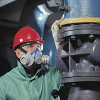 Предимство за безопасност Половината лице на лицевия въздух Пречистващ респиратор Син среден термопластичен каучук 815444