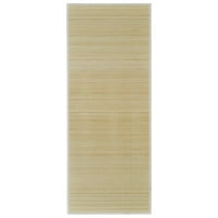 Правоъгълно естествено бамбуково килим 31.5 78.7