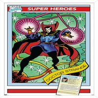 Marvel Trading Cards - Доктор Странна стена плакат, 22.375 34 рамки