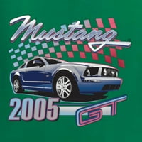 Wild Bobby, Ford Mustang GT автомобили и камиони Unise Graphic Hoodie Sweatshirt, Kelly, Small