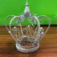 Диадема декор, лъскава корона форма диадема декор елегантен добра форма метални Булчински диадеми За Парти