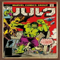 Marvel Katakana - Hulk Wall Poster, 14.725 22.375 рамки