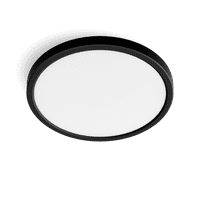 Филипс светодиод 100-ватов 11.8 супер тънък таван светлина, ярко бяло, черно, Регулируема, Флъш монтировка