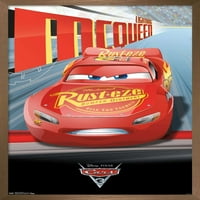 Disney Pixar Cars - Плакат за светкавична стена, 22.375 34