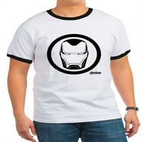 Cafepress - Logo на Iron Man - памучна тениска с пръстен