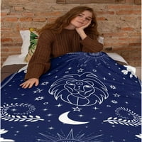 Darani Zodiac Scorpio Лек супер мек уютно одеяло за одеяло топло и леко меки фланелни одеяла изключително големи за одеяло за семейно легло