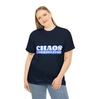 Координатор на хаоса унизична графична тениска