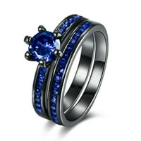 Дамски пръстени жени пръстени пръстени подарък сплав сватба с циркон Размер цветни бижута пръстени