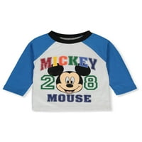 Disney Mickey Mouse Baby Boys '2 -Piece Joggers Set Toolt - Blue Multi, месеци