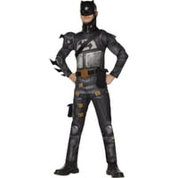 Inspirit Designs Fortnite Batman Zero Halloween Fantasy Costume Male, Teen 14-17, Black