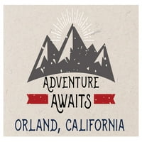 Орланд Калифорния Сувенир Магнит За Хладилник Приключение Очаква Дизайн