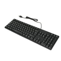 Компютърна клавиатура, USB интерфейс арабска клавиатура Черен цвят за лаптоп