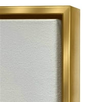 Ступел индустрии прозорец цвете букет Живопис металик злато плаваща рамка платно печат стена изкуство, дизайн от Лени Лорет