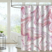Мраморна завеса за душ абстрактна модерна завеса за душ за баня декор водоустойчива завеса за душ 72В с куки