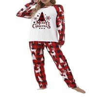 Century Family Xmas PJS пижами комплекти коледни съвпадащи джами за бебета възрастни деца празнични спални дрехи