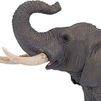 Африкански слон реалистична международна дива природа Ръчно рисувана играчка фигурка