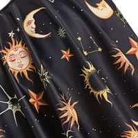 Жени слънчеви звезда Луна бански костюм се разпалват с високо талия бански костюм с две части бикини бански костюми