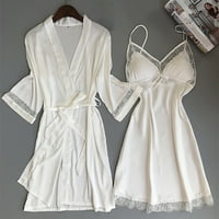 Mnycxen сатен копринена пижама нощница жени одежди бельо бельо с спално облекло