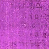 Ahgly Company Indoor Rectangle Oriental Pink Industrial Area Rugs, 2 '3'