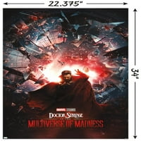 Marvel Doctor Strange в мултиверса на лудостта - официален плакат за стена с един лист, 22.375 34
