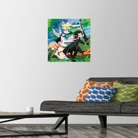 Art Sword Art Online - Ключов арт стенен плакат с бутални щифтове, 14.725 22.375