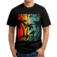 Тениски ризи за мъже, момчета и мъжки палмово хавайска риза, свободно прилепване