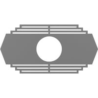 16 в 8 х 1 4 ид 1 2 П Крайслер архитектурен клас ПВЦ Пиърсинг таван медальон, никел