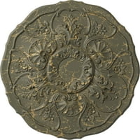 Екена Мелворк 1 2 од 1 2 П Корнелия таван медальон, ръчно изрисуван Хамамелис пращене