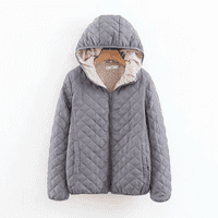 Външни дрехи за жени руно палта ежедневни якета с дълъг ръкав зимен дебела качулка външни дрехи S-3XL