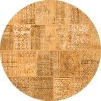 Ahgly Company вътрешен правоъгълник пачуърк оранжева преходна площ килими, 4 '6'