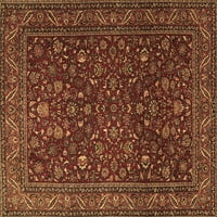 Ahgly Company Indoor Rectangle Персийски кафяви традиционни килими, 8 '10'
