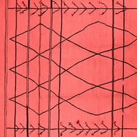 Ahgly Company вътрешен правоъгълник ориенталски червени килими за индустриална зона, 7 '10'