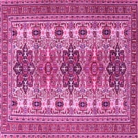Ahgly Company Indoor Rectangle Персийски розови традиционни килими, 7 '10'