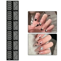 шаблон за изкуство за нокти за нокти съвпада свободно лек хартия за нокти за изкуство за нокти кухи печат шаблон за жени